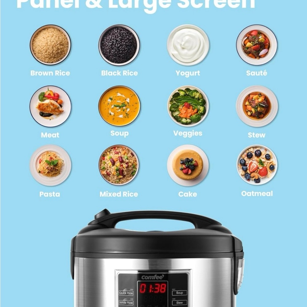 Comfee Stainless Steel Multi-Function Cooker - Picture 11 of 11